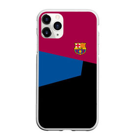 Чехол для iPhone 11 Pro Max матовый с принтом FC Barcelona 2018 #5 в городе Новоалтайск, Силикон |  | fcb | барселона | геометрия | футбольный клуб