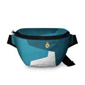 Поясная сумка 3D с принтом Real Madrid 2018 #5 в городе Новоалтайск, 100% полиэстер | плотная ткань, ремень с регулируемой длиной, внутри несколько карманов для мелочей, основное отделение и карман с обратной стороны сумки застегиваются на молнию | fc | football | football club | real madrid | sport | реал мадрид | спорт | спортивные | униформа | фк | футбол | футбольный клуб