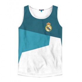 Мужская майка 3D с принтом Real Madrid 2018 #5 в городе Новоалтайск, 100% полиэстер | круглая горловина, приталенный силуэт, длина до линии бедра. Пройма и горловина окантованы тонкой бейкой | fc | football | football club | real madrid | sport | реал мадрид | спорт | спортивные | униформа | фк | футбол | футбольный клуб
