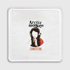 Магнит 55*55 с принтом Arctic Monkeys cornerstone в городе Новоалтайск, Пластик | Размер: 65*65 мм; Размер печати: 55*55 мм | алекс тёрнер | арктик | арктические мартышки | гаражный | группа | джейми кук | инди рок | манкис | музыка | мэтт хелдер | ник о мэлли | обезьяна | постпанк ривайвл | психоделический | рок