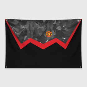 Флаг-баннер с принтом Manchester United 2018 #14 в городе Новоалтайск, 100% полиэстер | размер 67 х 109 см, плотность ткани — 95 г/м2; по краям флага есть четыре люверса для крепления | emirates | fc | manchester united | абстракция | геометрия | зож | клуб | линии | манчестер юнайтед | модные | мяч | россии | спорт | спортивные | стиль | тренды | футбол | футбольный клуб | экстрим | эмблема