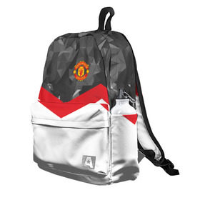 Рюкзак 3D с принтом Manchester United 2018 #16 в городе Новоалтайск, 100% полиэстер | лямки с регулируемой длиной, сверху петелька, чтобы рюкзак можно было повесить на вешалку. Основное отделение закрывается на молнию, как и внешний карман. Внутри два дополнительных кармана, один из которых закрывается на молнию. По бокам два дополнительных кармашка | emirates | fc | manchester united | абстракция | геометрия | зож | клуб | линии | манчестер юнайтед | модные | мяч | россии | спорт | спортивные | стиль | тренды | футбол | футбольный клуб | экстрим | эмблема