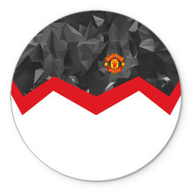 Коврик круглый с принтом Manchester United 2018 #16 в городе Новоалтайск, резина и полиэстер | круглая форма, изображение наносится на всю лицевую часть | Тематика изображения на принте: emirates | fc | manchester united | абстракция | геометрия | зож | клуб | линии | манчестер юнайтед | модные | мяч | россии | спорт | спортивные | стиль | тренды | футбол | футбольный клуб | экстрим | эмблема