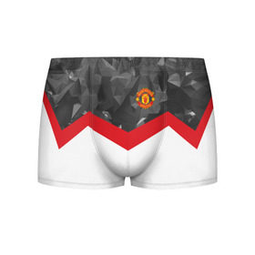 Мужские трусы 3D с принтом Manchester United 2018 #16 в городе Новоалтайск, 50% хлопок, 50% полиэстер | классическая посадка, на поясе мягкая тканевая резинка | emirates | fc | manchester united | абстракция | геометрия | зож | клуб | линии | манчестер юнайтед | модные | мяч | россии | спорт | спортивные | стиль | тренды | футбол | футбольный клуб | экстрим | эмблема