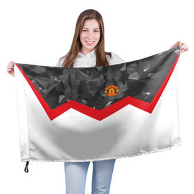 Флаг 3D с принтом Manchester United 2018 #16 в городе Новоалтайск, 100% полиэстер | плотность ткани — 95 г/м2, размер — 67 х 109 см. Принт наносится с одной стороны | emirates | fc | manchester united | абстракция | геометрия | зож | клуб | линии | манчестер юнайтед | модные | мяч | россии | спорт | спортивные | стиль | тренды | футбол | футбольный клуб | экстрим | эмблема