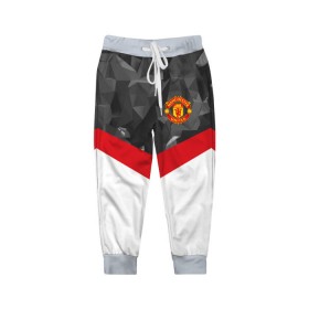 Детские брюки 3D с принтом Manchester United 2018 #16 в городе Новоалтайск, 100% полиэстер | манжеты по низу, эластичный пояс регулируется шнурком, по бокам два кармана без застежек, внутренняя часть кармана из мелкой сетки | emirates | fc | manchester united | абстракция | геометрия | зож | клуб | линии | манчестер юнайтед | модные | мяч | россии | спорт | спортивные | стиль | тренды | футбол | футбольный клуб | экстрим | эмблема