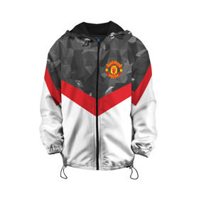 Детская куртка 3D с принтом Manchester United 2018 #16 в городе Новоалтайск, 100% полиэстер | застежка — молния, подол и капюшон оформлены резинкой с фиксаторами, по бокам — два кармана без застежек, один потайной карман на груди, плотность верхнего слоя — 90 г/м2; плотность флисового подклада — 260 г/м2 | Тематика изображения на принте: emirates | fc | manchester united | абстракция | геометрия | зож | клуб | линии | манчестер юнайтед | модные | мяч | россии | спорт | спортивные | стиль | тренды | футбол | футбольный клуб | экстрим | эмблема