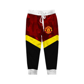 Детские брюки 3D с принтом Manchester United 2018 #17 в городе Новоалтайск, 100% полиэстер | манжеты по низу, эластичный пояс регулируется шнурком, по бокам два кармана без застежек, внутренняя часть кармана из мелкой сетки | emirates | fc | manchester united | абстракция | геометрия | зож | клуб | линии | манчестер юнайтед | модные | мяч | россии | спорт | спортивные | стиль | тренды | футбол | футбольный клуб | экстрим | эмблема