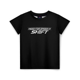Детская футболка 3D с принтом Need For Speed: SHIFT в городе Новоалтайск, 100% гипоаллергенный полиэфир | прямой крой, круглый вырез горловины, длина до линии бедер, чуть спущенное плечо, ткань немного тянется | car | crew | dirt | forza | grid | nfs | race | гонки | машина | нфс