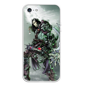 Чехол для iPhone 5/5S матовый с принтом Darksiders 1 в городе Новоалтайск, Силикон | Область печати: задняя сторона чехла, без боковых панелей | darksiders