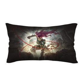 Подушка 3D антистресс с принтом Darksiders 3 в городе Новоалтайск, наволочка — 100% полиэстер, наполнитель — вспененный полистирол | состоит из подушки и наволочки на молнии | Тематика изображения на принте: darksiders