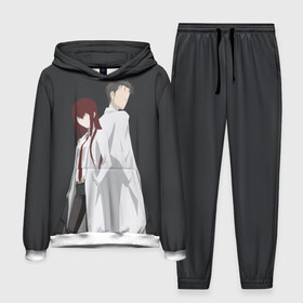 Мужской костюм 3D (с толстовкой) с принтом Okabe  Kurisu в городе Новоалтайск,  |  | steins gate | steinsgate | аниме | визуальная новелла | врата штейна | курису | макисе курису | минимализм | окабе | окабе ринтаро