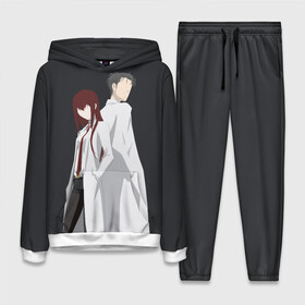 Женский костюм 3D (с толстовкой) с принтом Okabe  Kurisu в городе Новоалтайск,  |  | steins gate | steinsgate | аниме | визуальная новелла | врата штейна | курису | макисе курису | минимализм | окабе | окабе ринтаро