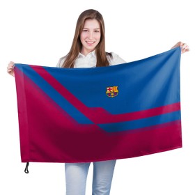 Флаг 3D с принтом FC Barcelona #6 в городе Новоалтайск, 100% полиэстер | плотность ткани — 95 г/м2, размер — 67 х 109 см. Принт наносится с одной стороны | fc | fc barcelona | fcb | fly emirates | ronaldo | абстракция | барселона | геометрия | зож | клуб | линии | месси | модные | мяч | реал мадрид | спорт | спортивные | тренды | футбол | футбольный клуб | эмблема
