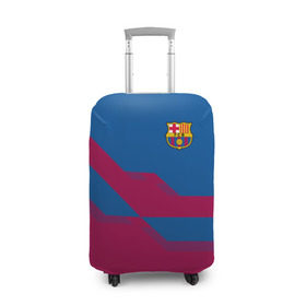 Чехол для чемодана 3D с принтом FC Barcelona #6 в городе Новоалтайск, 86% полиэфир, 14% спандекс | двустороннее нанесение принта, прорези для ручек и колес | fc | fc barcelona | fcb | fly emirates | ronaldo | абстракция | барселона | геометрия | зож | клуб | линии | месси | модные | мяч | реал мадрид | спорт | спортивные | тренды | футбол | футбольный клуб | эмблема