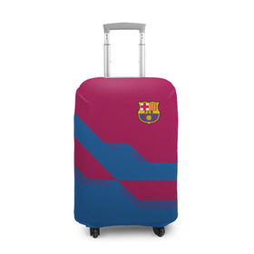 Чехол для чемодана 3D с принтом FC Barcelona #5 в городе Новоалтайск, 86% полиэфир, 14% спандекс | двустороннее нанесение принта, прорези для ручек и колес | fc | fc barcelona | fcb | fly emirates | ronaldo | абстракция | барселона | геометрия | зож | клуб | линии | месси | модные | мяч | реал мадрид | спорт | спортивные | тренды | футбол | футбольный клуб | эмблема