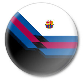 Значок с принтом FC Barcelona #3 в городе Новоалтайск,  металл | круглая форма, металлическая застежка в виде булавки | fc | fc barcelona | fcb | fly emirates | ronaldo | абстракция | барселона | геометрия | зож | клуб | линии | месси | модные | мяч | реал мадрид | спорт | спортивные | тренды | футбол | футбольный клуб | эмблема