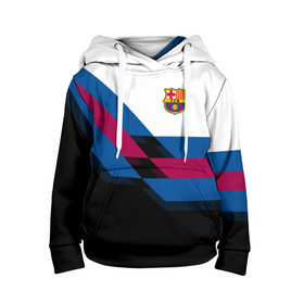 Детская толстовка 3D с принтом FC Barcelona #3 в городе Новоалтайск, 100% полиэстер | двухслойный капюшон со шнурком для регулировки, мягкие манжеты на рукавах и по низу толстовки, спереди карман-кенгуру с мягким внутренним слоем | Тематика изображения на принте: fc | fc barcelona | fcb | fly emirates | ronaldo | абстракция | барселона | геометрия | зож | клуб | линии | месси | модные | мяч | реал мадрид | спорт | спортивные | тренды | футбол | футбольный клуб | эмблема