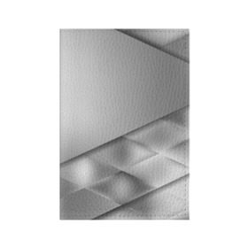 Обложка для паспорта матовая кожа с принтом Grey rhombuses в городе Новоалтайск, натуральная матовая кожа | размер 19,3 х 13,7 см; прозрачные пластиковые крепления | grey | абстракция | геометрия | ромб | текстура