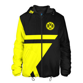 Мужская куртка 3D с принтом FC Borussia Dortmund 2018 Star в городе Новоалтайск, ткань верха — 100% полиэстер, подклад — флис | прямой крой, подол и капюшон оформлены резинкой с фиксаторами, два кармана без застежек по бокам, один большой потайной карман на груди. Карман на груди застегивается на липучку | borussia | fc | football | football club | sport | боруссия | спорт | спортивные | униформа | фирменные цвета | фк | футбол | футбольный клуб