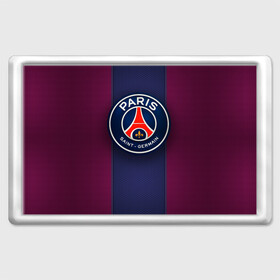 Магнит 45*70 с принтом Paris Saint-Germain в городе Новоалтайск, Пластик | Размер: 78*52 мм; Размер печати: 70*45 | Тематика изображения на принте: psg | париж | псж | форма | футбол