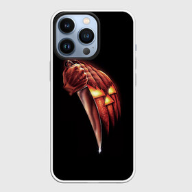 Чехол для iPhone 13 Pro с принтом Хэллоуин в городе Новоалтайск,  |  | Тематика изображения на принте: halloween | helloween | день всех святых | джон | карпентер | классика | майк майерс | майкл майерс | постер | фильм ужасов | хеллоуин | хеловин | хэллоуин