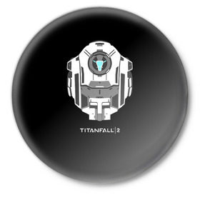 Значок с принтом Titanfall в городе Новоалтайск,  металл | круглая форма, металлическая застежка в виде булавки | Тематика изображения на принте: мех | мехи | пилот | пилоты | спектр | спектры | титан