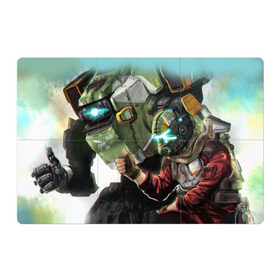 Магнитный плакат 3Х2 с принтом Titanfall в городе Новоалтайск, Полимерный материал с магнитным слоем | 6 деталей размером 9*9 см | мех | мехи | пилот | пилоты | спектр | спектры | титан