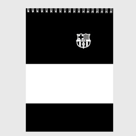 Скетчбук с принтом FC Barcelona Black Collection в городе Новоалтайск, 100% бумага
 | 48 листов, плотность листов — 100 г/м2, плотность картонной обложки — 250 г/м2. Листы скреплены сверху удобной пружинной спиралью | black collection | fc | fc barcelona | fcb | fly emirates | ronaldo | барселона | зож | клуб | линии | месси | модные | мяч | реал мадрид | спорт | спортивные | тренды | футбол | футбольный клуб | эмблема