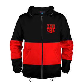 Мужская ветровка 3D с принтом FC Barcelona Black Collection в городе Новоалтайск, 100% полиэстер | подол и капюшон оформлены резинкой с фиксаторами, два кармана без застежек по бокам, один потайной карман на груди | black collection | fc | fc barcelona | fcb | fly emirates | ronaldo | барселона | зож | клуб | линии | месси | модные | мяч | реал мадрид | спорт | спортивные | тренды | футбол | футбольный клуб | эмблема