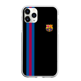 Чехол для iPhone 11 Pro Max матовый с принтом FC Barcelona Line Collection в городе Новоалтайск, Силикон |  | fc | барселона | эмблема