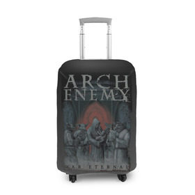 Чехол для чемодана 3D с принтом Arch Enemy в городе Новоалтайск, 86% полиэфир, 14% спандекс | двустороннее нанесение принта, прорези для ручек и колес | alissa white gluz | arch enemy | алисса уайт глаз | арч энеми
