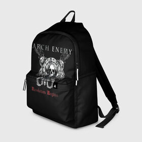 Рюкзак 3D с принтом Arch Enemy в городе Новоалтайск, 100% полиэстер | лямки с регулируемой длиной, сверху петелька, чтобы рюкзак можно было повесить на вешалку. Основное отделение закрывается на молнию, как и внешний карман. Внутри два дополнительных кармана, один из которых закрывается на молнию. По бокам два дополнительных кармашка | alissa white gluz | arch enemy | алисса уайт глаз | арч энеми