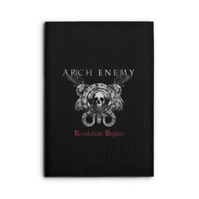 Обложка для автодокументов с принтом Arch Enemy в городе Новоалтайск, натуральная кожа |  размер 19,9*13 см; внутри 4 больших “конверта” для документов и один маленький отдел — туда идеально встанут права | alissa white gluz | arch enemy | алисса уайт глаз | арч энеми