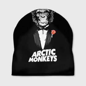 Шапка 3D с принтом Arctic Monkeys в городе Новоалтайск, 100% полиэстер | универсальный размер, печать по всей поверхности изделия | алекс тёрнер | арктик | арктические мартышки | гаражный | группа | джейми кук | инди рок | манкис | музыка | мэтт хелдер | ник о мэлли | обезьяна | постпанк ривайвл | психоделический | рок