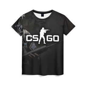 Женская футболка 3D CS GO: в городе Новоалтайск, 100% полиэфир ( синтетическое хлопкоподобное полотно) | прямой крой, круглый вырез горловины, длина до линии бедер | cs go | компьютерная игра (шутер от первого лица) | культовая игра