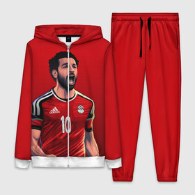 Женский костюм 3D с принтом Мохамед Салах в городе Новоалтайск,  |  | mohamed salah ghaly | ливерпуль | мохаммед салах хамед гали | сборная египта | спорт | футбол