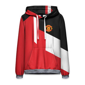 Мужская толстовка 3D с принтом Manchester United 2018 New в городе Новоалтайск, 100% полиэстер | двухслойный капюшон со шнурком для регулировки, мягкие манжеты на рукавах и по низу толстовки, спереди карман-кенгуру с мягким внутренним слоем. | Тематика изображения на принте: emirates | fc | manchester united | абстракция | геометрия | зож | клуб | линии | манчестер юнайтед | модные | мяч | россии | спорт | спортивные | стиль | тренды | футбол | футбольный клуб | экстрим | эмблема