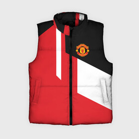 Женский жилет утепленный 3D с принтом Manchester United 2018 New в городе Новоалтайск,  |  | emirates | fc | manchester united | абстракция | геометрия | зож | клуб | линии | манчестер юнайтед | модные | мяч | россии | спорт | спортивные | стиль | тренды | футбол | футбольный клуб | экстрим | эмблема