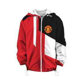 Детская куртка 3D с принтом Manchester United 2018 New в городе Новоалтайск, 100% полиэстер | застежка — молния, подол и капюшон оформлены резинкой с фиксаторами, по бокам — два кармана без застежек, один потайной карман на груди, плотность верхнего слоя — 90 г/м2; плотность флисового подклада — 260 г/м2 | Тематика изображения на принте: emirates | fc | manchester united | абстракция | геометрия | зож | клуб | линии | манчестер юнайтед | модные | мяч | россии | спорт | спортивные | стиль | тренды | футбол | футбольный клуб | экстрим | эмблема