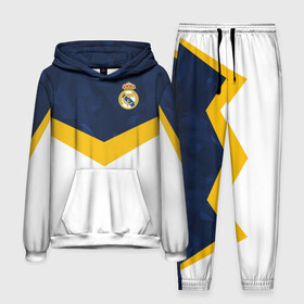 Мужской костюм 3D (с толстовкой) с принтом РЕАЛ МАДРИД | REAL MADRID SPORT в городе Новоалтайск,  |  | Тематика изображения на принте: emirates | fc | real madrid | клуб | мяч | реал мадрид