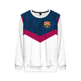 Женский свитшот 3D с принтом FC Barcelona 2018 New в городе Новоалтайск, 100% полиэстер с мягким внутренним слоем | круглый вырез горловины, мягкая резинка на манжетах и поясе, свободная посадка по фигуре | fc | fc barcelona | fcb | fly emirates | ronaldo | абстракция | барселона | геометрия | зож | клуб | линии | месси | модные | мяч | реал мадрид | спорт | спортивные | тренды | футбол | футбольный клуб | эмблема