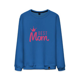 Мужской свитшот хлопок с принтом Best Mom в городе Новоалтайск, 100% хлопок |  | best mom | mom | лучшая мама | мама | мамочка