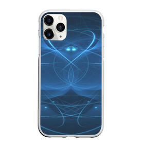 Чехол для iPhone 11 Pro Max матовый с принтом Blue fractal в городе Новоалтайск, Силикон |  | Тематика изображения на принте: art | background | beautiful | color | festive | fractal | lines | photo | picture | smooth | strange | style