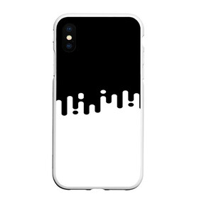 Чехол для iPhone XS Max матовый с принтом Чёрно-белый узор в городе Новоалтайск, Силикон | Область печати: задняя сторона чехла, без боковых панелей | abstraction | engine | pattern | абстракция | геометрия | графики | движение | краска | текстура | чертежи | штрихи