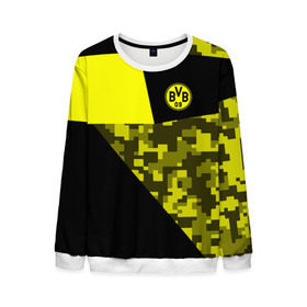 Мужской свитшот 3D с принтом Borussia Dortmund 2018 Sport в городе Новоалтайск, 100% полиэстер с мягким внутренним слоем | круглый вырез горловины, мягкая резинка на манжетах и поясе, свободная посадка по фигуре | Тематика изображения на принте: боруссия | дортмунд