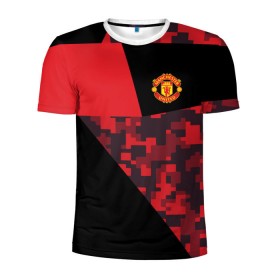 Мужская футболка 3D спортивная с принтом Manchester United 2018 Sport в городе Новоалтайск, 100% полиэстер с улучшенными характеристиками | приталенный силуэт, круглая горловина, широкие плечи, сужается к линии бедра | emirates | fc | manchester united | абстракция | геометрия | зож | клуб | линии | манчестер юнайтед | модные | мяч | россии | спорт | спортивные | стиль | тренды | футбол | футбольный клуб | экстрим | эмблема