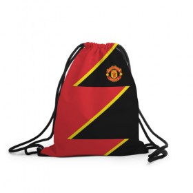 Рюкзак-мешок 3D с принтом Manchester United 2018 Storm в городе Новоалтайск, 100% полиэстер | плотность ткани — 200 г/м2, размер — 35 х 45 см; лямки — толстые шнурки, застежка на шнуровке, без карманов и подкладки | emirates | fc | manchester united | абстракция | геометрия | зож | клуб | линии | манчестер юнайтед | модные | мяч | россии | спорт | спортивные | стиль | тренды | футбол | футбольный клуб | экстрим | эмблема