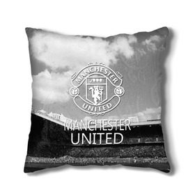 Подушка 3D с принтом Man Utd в городе Новоалтайск, наволочка – 100% полиэстер, наполнитель – холлофайбер (легкий наполнитель, не вызывает аллергию). | состоит из подушки и наволочки. Наволочка на молнии, легко снимается для стирки | Тематика изображения на принте: manchester united