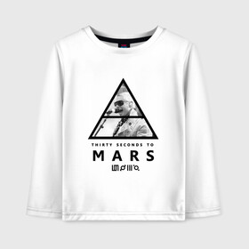 Детский лонгслив хлопок с принтом Thirty Seconds to Mars в городе Новоалтайск, 100% хлопок | круглый вырез горловины, полуприлегающий силуэт, длина до линии бедер | 30 seconds to mars | 30 секунд до марса | 30stm | thirty seconds to mars | альтернативный | гранж | группа | джаред | лето | нео | орел | пост | прогрессивны | прогрессивный | рок | хард | шеннон